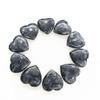 100pcs Natural ShimmerStone Heart Gemstone for Home Decor 20x6mm view 2