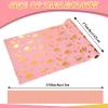 AmazingSpark 2026 Graduation Gift Wrapping Paper Roll 3D Embossing Gold Foil Gift Wrap Graduation Wrapping Paper for Class College School Ceremony Decor Party Supplies(Pink Gold,17 x 118 Inch) view 2