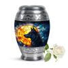 LEXFAY Wolf Funeral Urns for Women - 3 Inch,1 Pc - Small Urns for Human Ashes Keepsake Male view 1