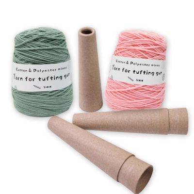 EUVAROMEX 6 Pcs Wool Paper Tube Core Pagoda Paper Tube, Winding Wool Paper Tube Core Accessories Textile, Winding Tube Kitting Weave Tube Yarn Organizer Storage Weave Tube /2618