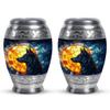 LEXFAY Wolf Burial Urns for Human Ashes Adult Female - Pack of 2 - Small Urn for Ashes for Women view 1