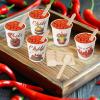 400 Pcs Chili Cook off Decorations Chili Cook off Supplies Include 200 Disposable Sample Tasting Paper Cups and 200 Wooden Spoons for Chili Cook off Bowls Chili Tasting Cups Chili Cook off Cups(4.5oz) view 3