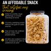 (1) Original Fried Pork Rinds, 16oz Resealable Jar Crunchy Premium Chicharrones High Protein Low Carb Alternative Crackling Savory Guilt-Free Home Office Party Snacks view 3