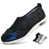 Spring Diabetic Shoes,Breathable and Comfortable Grip for Elderly with Swollen Feet(Black,6.5US) view 1