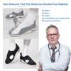 Spring Diabetic Shoes,Breathable and Comfortable Grip for Elderly with Swollen Feet(Black,6.5US) view 4
