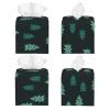 Christmas Tree Green-1 Tissue Box Cover, Fashionable Decorative Storage Box, Suitable for Most Places view 2
