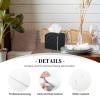 Black Diamond Plate Tissue Box Cover, Fashionable Decorative Storage Box, Suitable for Most Places view 3