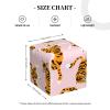 Cute Tiger Pink Tissue Box Cover, Fashionable Decorative Storage Box, Suitable for Most Places view 4