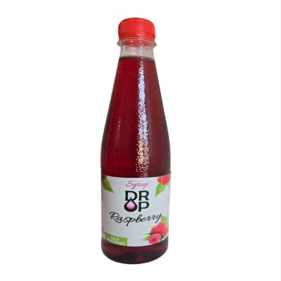 DROP Rasberry Syrup, Gourmet Natural Arromatic Flavors, 30% Concentrate Natural Fruit, Great for Cocktails,Lemaonades,Tea's & Desserts Toppings (16.9floz) Gluten-Free, NON-GMO