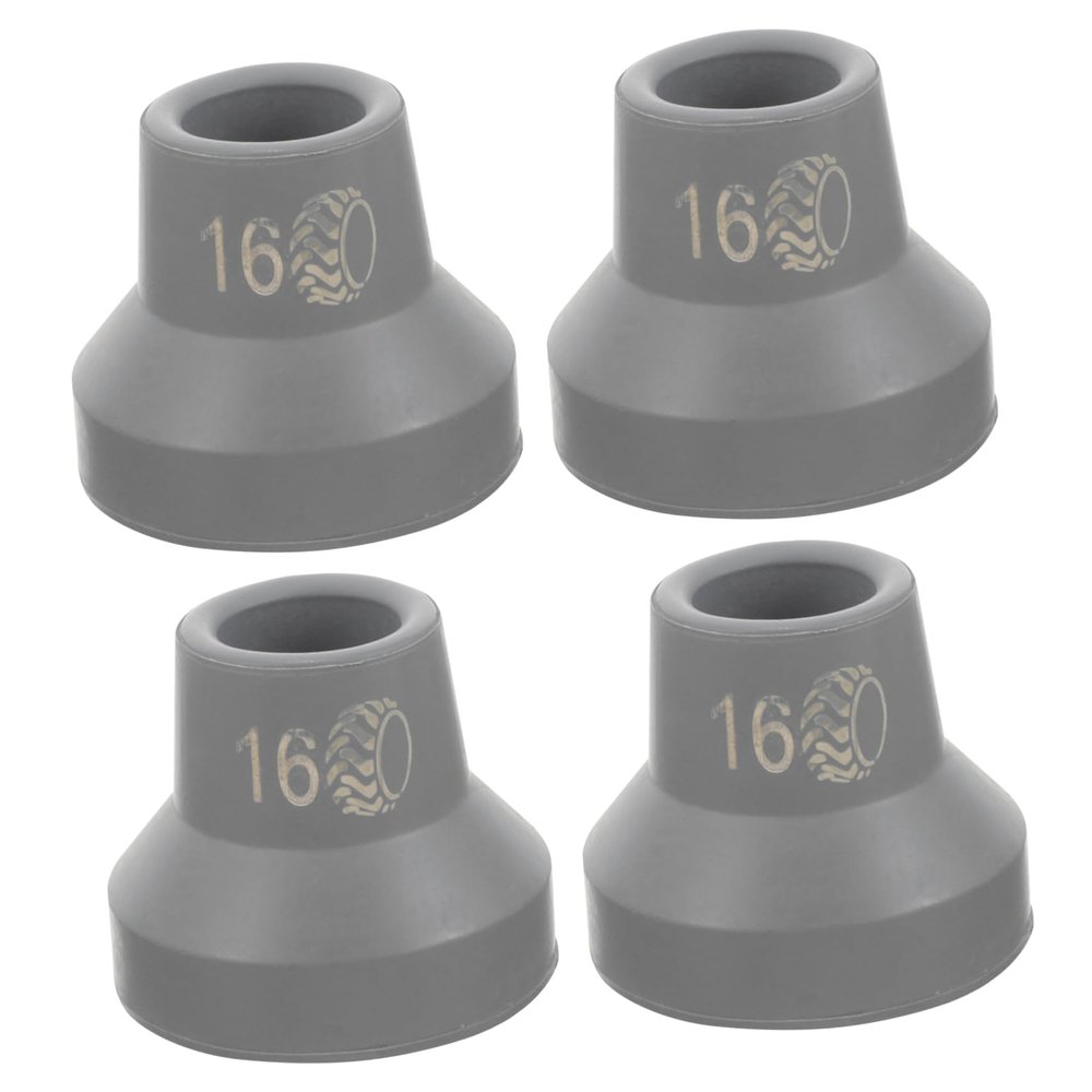 FOMIYES 4pcs -Skid Cane Tips for Walking Sticks and Crutches Non- Foot Pads for Hiking and Trekking Poles Essential Accessories for Seniors and Outdoor Activities