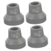 FOMIYES 4pcs -Skid Cane Tips for Walking Sticks and Crutches Non- Foot Pads for Hiking and Trekking Poles Essential Accessories for Seniors and Outdoor Activities view 1