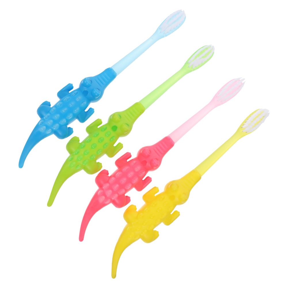 Didiseaon 8pcs Months Boys and Girls Toothbrush Soft Bristles Cartoon Dental Care Tool Portable Brush Boy Girl Teeth Cleaning Ergonomic Handle Easy to Gums