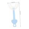 FOMIYES 4pcs Boys and Girls U-Shaped Toothbrushes Soft Oral Cleaner Boy Girl Tongue Cleaner Toothbrush view 2
