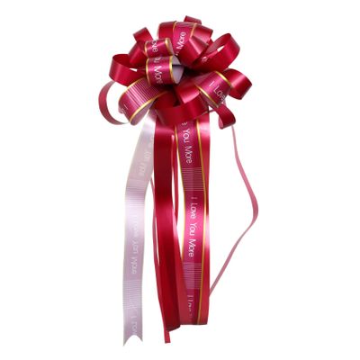 Anneome 10pcs Decorative Pull Bow Flower Bows for Weddings Birthdays Events Car Decorations for Wrapping and Festive Occasions