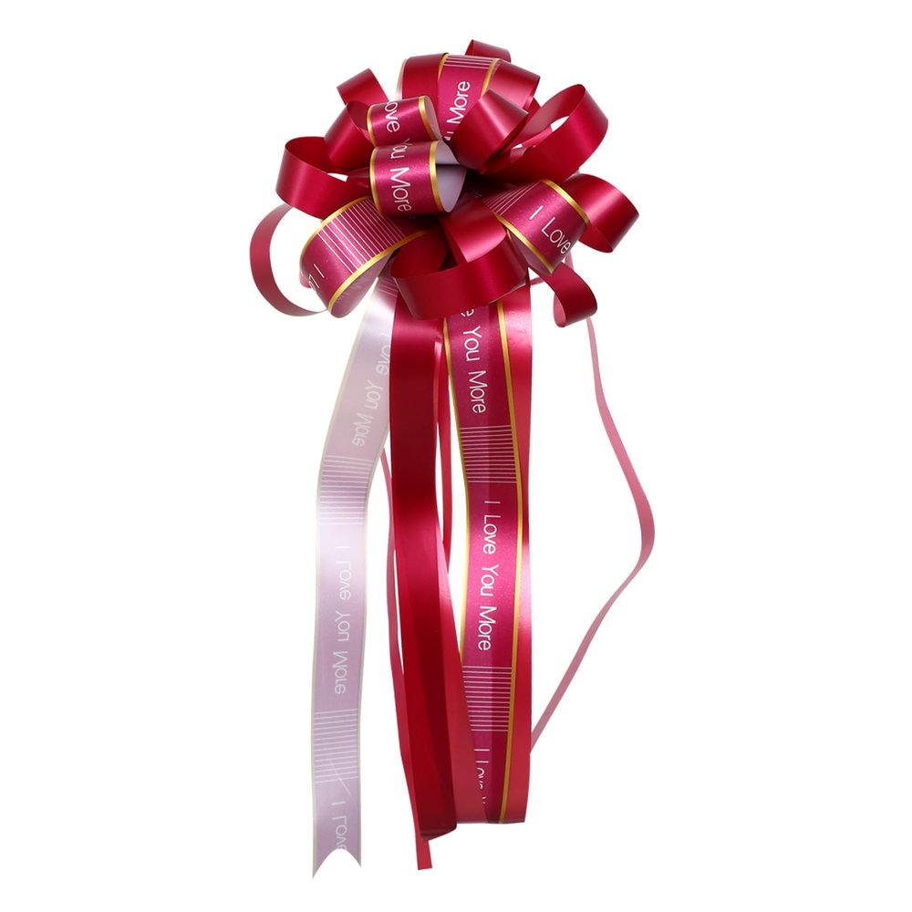 Anneome 10pcs Decorative Pull Bow Flower Bows for Weddings Birthdays Events Car Decorations for Wrapping and Festive Occasions