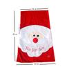 DINHEAROM Big Santa Claus Present Bag Christmas Day Decor Holiday Sack Santa Bags for Classic Xmas Pocket for Christmas view 2