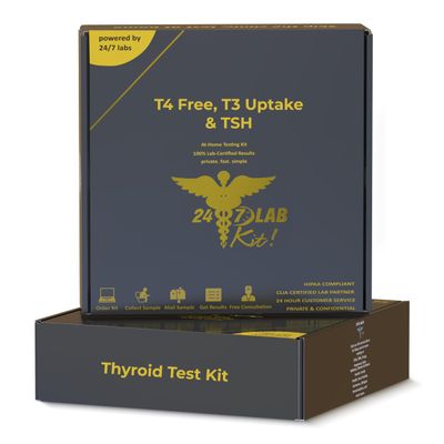247Labkit Thyroid Test - at-Home Collection Kit - Accurate Results from a CLIA-Certified Lab