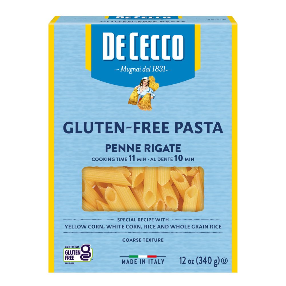 De Cecco Penne Rigate Gluten Free, 12 Ounces (Pack of 6)