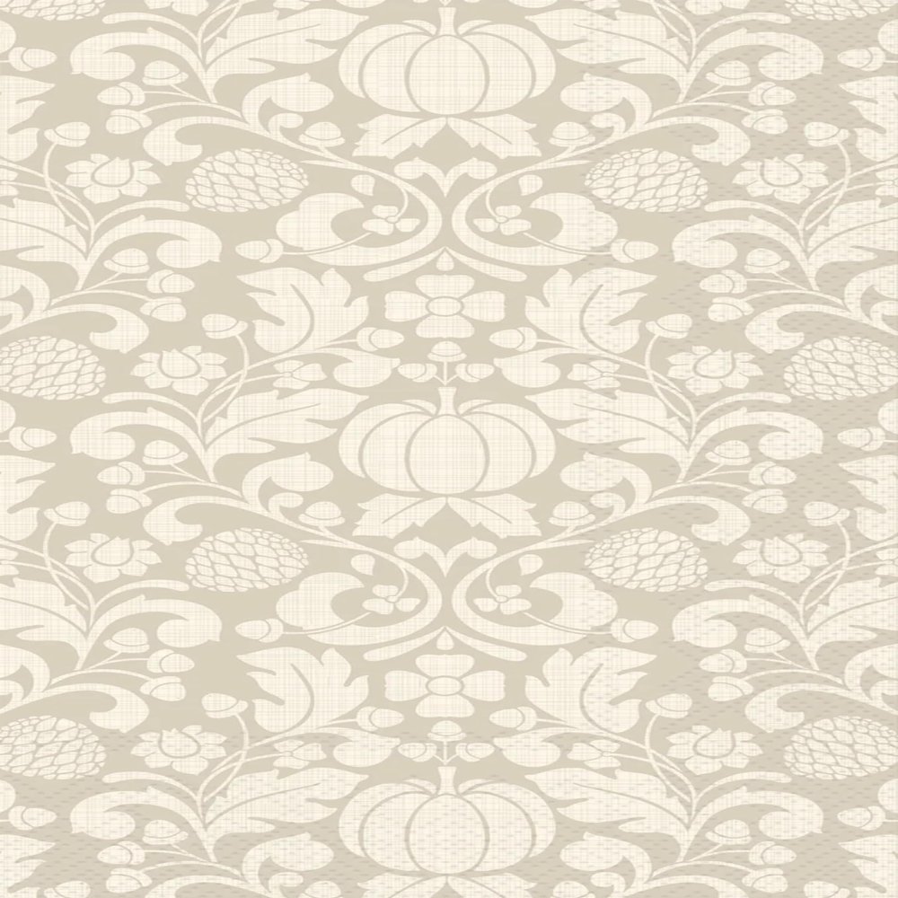 IHR Ideal Home Range Dinner Napkins Disposable 3-Ply Paper Hand Towels, 8.25" x 4.5", Francis (Cream), 16-Count
