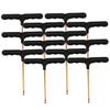 SUPVOX 12pcs Shoelace Puller Hooks Portable Shoe Lace Tightener Tool for Trampoline Spring Professional Hockey Shoe Lace Pullers Ergonomic Handle view 1