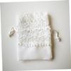 Didiseaon White Lace Drawstring Storage Bags Linen Burlap Present Pouches for Party Favors Wedding and Present Bags for Events and Special Occasions view 3