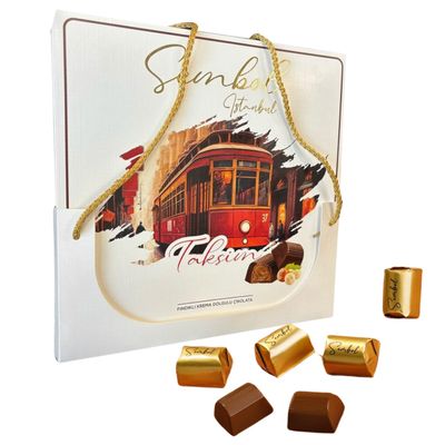 Hazelnut Cream Filled Chocolate, 10.58 oz, Istanbul Themed Treat, Turkish Chocolate, Eid, Gift For Lovers