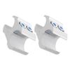 FOMIYES 2pcs Pipe Clamp for Wheelchair Accessories Lightweight Wheelchair Cane Holder Multi-Functional and Secure Grip Design Fits Pipe view 1