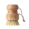 1/2pcs Bamboo Dish Scrub Brushes Cleaner Rust Dish Washing Brush Round Pot Net Brush Practical Household Cleaning Tools(1Xsisal Fiber) view 1