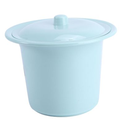 FOMIYES 1Pc Plastic Spittoon with Lid for Elders Portable Urinal Pail for Home and Travel Bedpan for Seniors Easy to Clean and Use