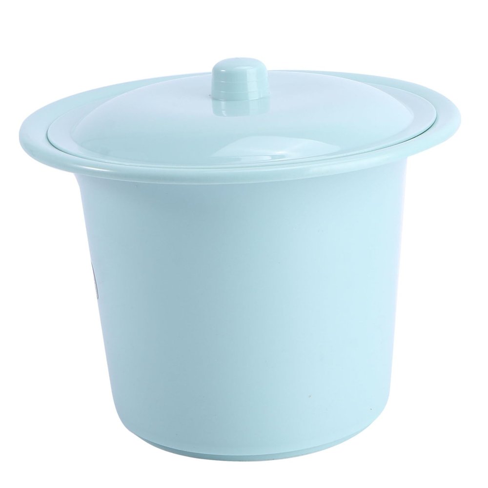 FOMIYES 1Pc Plastic Spittoon with Lid for Elders Portable Urinal Pail for Home and Travel Bedpan for Seniors Easy to Clean and Use