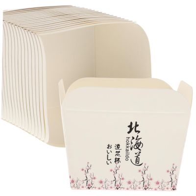 SEWOART 100pcs Square Paper Cupcake Cups Disposable Heat-resistant Baking Bowls for Weddings Birthdays and Parties Dessert Paper Bowls for Cakes Muffins