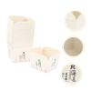 SEWOART 100pcs Square Paper Cupcake Cups Disposable Heat-resistant Baking Bowls for Weddings Birthdays and Parties Dessert Paper Bowls for Cakes Muffins view 3