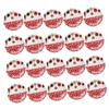 FOMIYES 20pcs Christmas Dessert Paper Plates Snowflake Design Tableware for Holiday Parties Year Celebrations and Events view 1