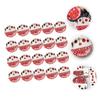 FOMIYES 20pcs Christmas Dessert Paper Plates Snowflake Design Tableware for Holiday Parties Year Celebrations and Events view 2