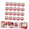 FOMIYES 20pcs Christmas Dessert Paper Plates Snowflake Design Tableware for Holiday Parties Year Celebrations and Events view 4
