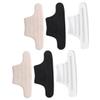 Didiseaon 3pairs Gel Heel Cushions Replaceable Back Inserts for High Heels Comfortable and Sweat-Absorbent and Skin-Friendly Design for Women Shoes view 1