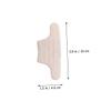 Didiseaon 3pairs Gel Heel Cushions Replaceable Back Inserts for High Heels Comfortable and Sweat-Absorbent and Skin-Friendly Design for Women Shoes view 2