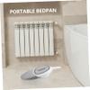 FOMIYES Nursing Bedpan Lid Easy to Clean Plastic Urinal Pot Hospital Patient Bedpan for Elderly Portable Commode view 3