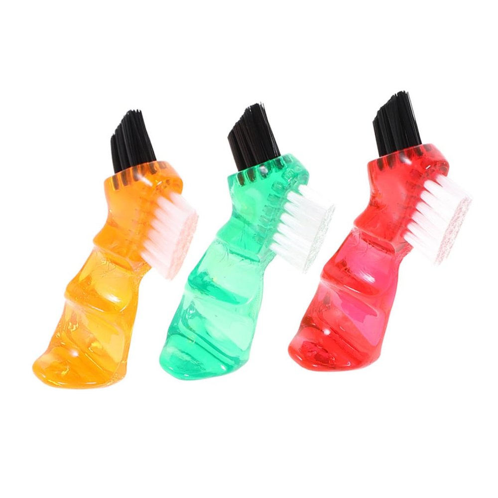 FOMIYES 3Pcs Brush Double Sided Personal for Daily Use Practical Cleaning Brushes for Dentures and