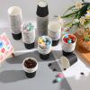 Sawysine 300 Count 3 oz Disposable Small Paper Cups Bathroom, Mouthwash, Espresso & Snack Cups for Party, Office, Coffee, Juice & Water(Black) view 4