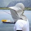 UPF50+ Outdoor Anti-Mosquito Hat with UV Protection, Breathable Foldable & Adjustable Mesh Sun Hat for Hiking Camping Fishing (US, Alpha, Large, 3X-Large, Light Gray) view 2