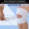 Knee Braces for Women Men Knee Braces for Knee Pain ACL MCL Arthritis Joint Pain Relief, Light Patella Brace with Side Stabilizers for Meniscus Tear, Adjustable Compression Sleeve Patellar Tendon Support Strap (Black-Right, Large) view 2