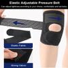 Knee Braces for Women Men Knee Braces for Knee Pain ACL MCL Arthritis Joint Pain Relief, Light Patella Brace with Side Stabilizers for Meniscus Tear, Adjustable Compression Sleeve Patellar Tendon Support Strap (Black-Right, Large) view 3
