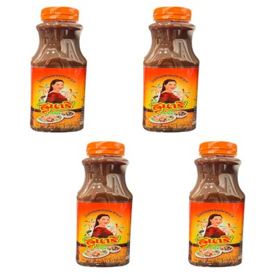 AquaNation Listing For Sunaree Thai Fermented Fish Sauce Nam Pla Ra Authentic Papaya Salad Dressing, Traditional Umami-Rich Seasoning for Thai & Lao Cuisine, Perfect for Som Tum, Curries & Stir-Fries, 350ml Bottle (4)