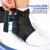 Quick Lace Up Ankle Brace for Women Men with Removable Side Splints, Ankle Support for Sprained Ankle, Injury Recovery, Ankle Stabilizer for Sports,Basketball,Volleyball,Soccer,Tennis,L(13"-14") view 2