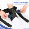 Quick Lace Up Ankle Brace for Women Men with Removable Side Splints, Ankle Support for Sprained Ankle, Injury Recovery, Ankle Stabilizer for Sports,Basketball,Volleyball,Soccer,Tennis,L(13"-14") view 3