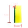 Thickened Cleaning Sponge, Yellow and Green, 4.33 x 1.77 inches, 100 Pieces, Suitable for dishw, Cleaning view 2