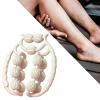 kowaku Massage Roller Relax Roller 20 Wheels, Cellulite Roller Muscle Relaxer Circular Leg Clamps Leg Massage for Tennis Elbow Legs (15Wheels-White) view 4