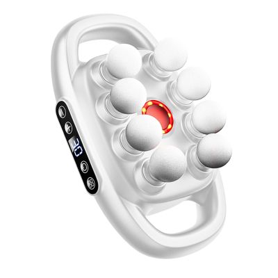 16-Drive 8-Head Massage Gun Set, Quiet Muscle for Back, Shoulders, Legs, Foot, Body Muscle Pain Relief Ideal Gifts for Women and Men(White 8 Heads)
