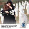 YATHABHISA White Guitar Cremation Urn for Human Ashes, Custom Memorial Urns for Adults, Men & Women, Decorative, Combo (1Pc 10 Inch & 4Pcs 3 Inch) view 3